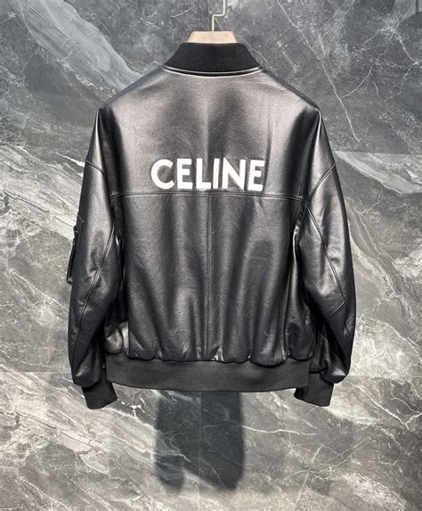 celine leather jacket 2017|celine bomber jacket price.